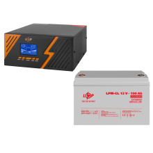 Комплект резервного питания LogicPower 12V LPM-PSW-1500VA Black