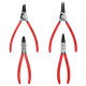 Набор щипцов для стопорных колец 4 шт KNIPEX 00 19 56 - изображение 2