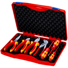 Валіза з електроізольованими інструментами KNIPEX RED Electric Set 2 00 20 15