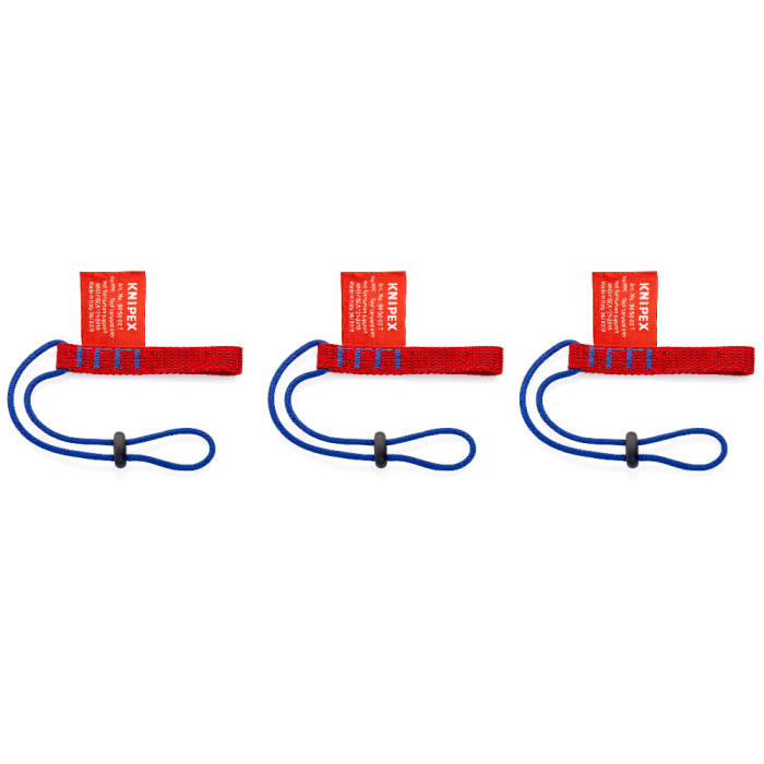 Петлевые адаптеры для фиксации инструмента до 1.5 кг 3 шт KNIPEX 00 50 02 T BK