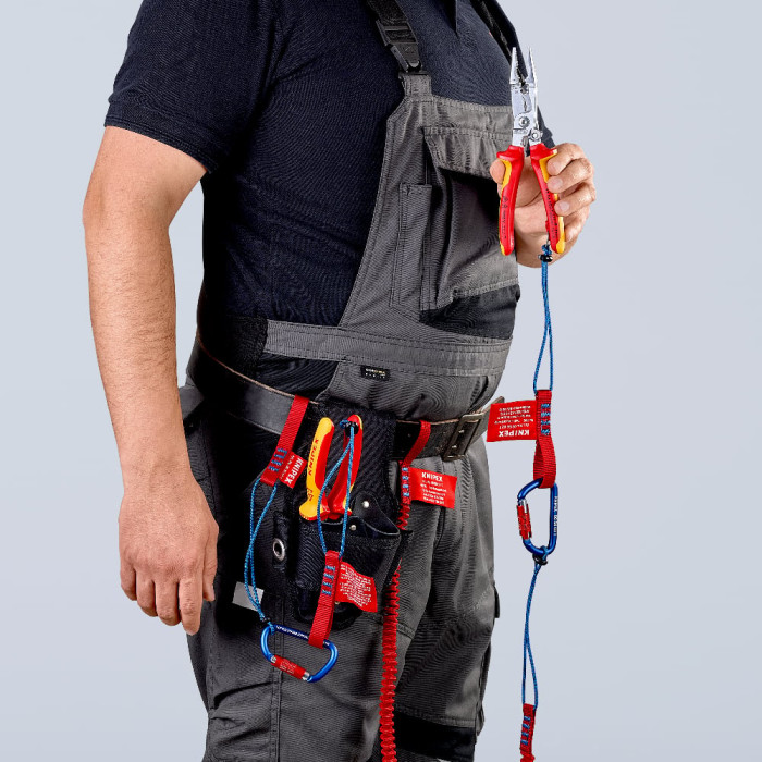 Петлевые адаптеры для фиксации инструмента до 1.5 кг 3 шт KNIPEX 00 50 02 T BK - изображение 5
