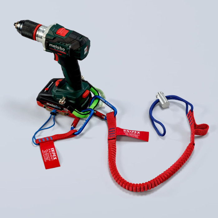 Страховочная стропа для инструмента до 6 кг с карабином KNIPEX 00 50 12 T BK - изображение 4