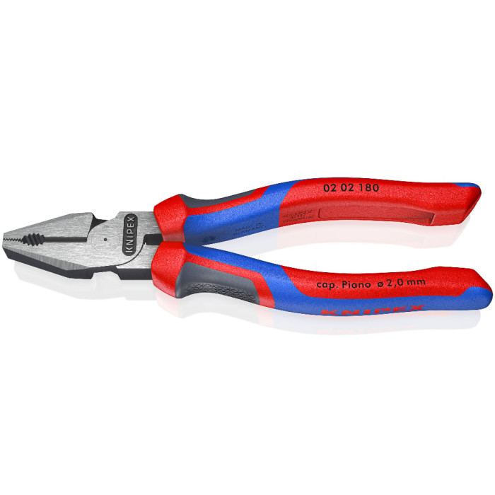 Плоскогубцы комбинированные особой мощности KNIPEX 180 мм 02 02 180