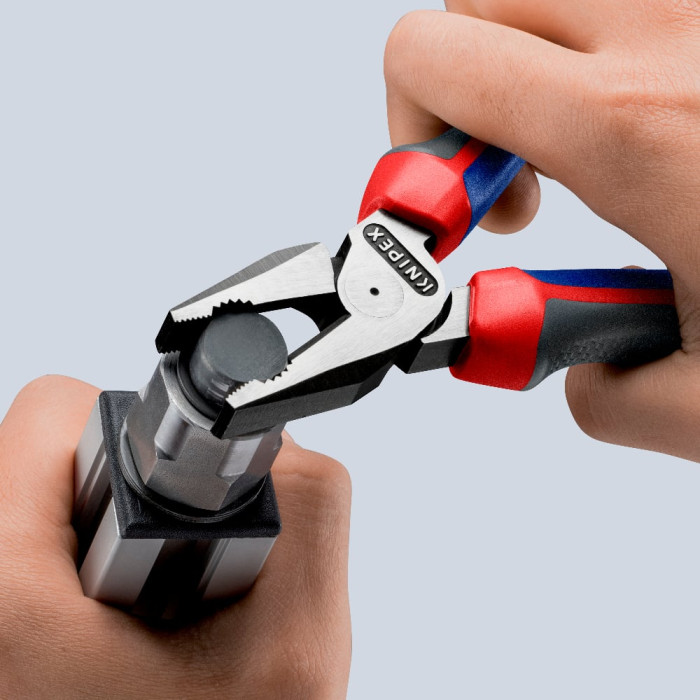 Плоскогубцы комбинированные особой мощности KNIPEX 180 мм 02 02 180 - изображение 8