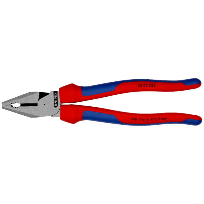 Плоскогубці комбіновані особливої міцності KNIPEX 225 мм 02 02 225