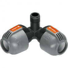 Соединитель L-образный Gardena 25 мм x 1/2"