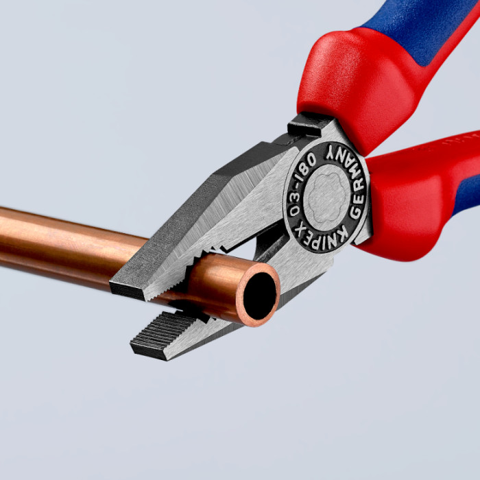 Плоскогубцы комбинированные KNIPEX 180 мм 03 02 180 - изображение 5