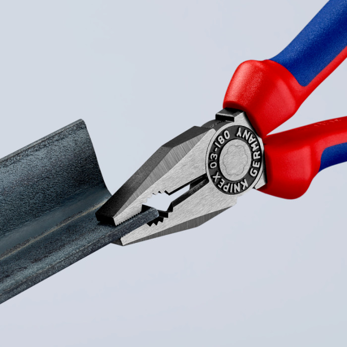 Плоскогубцы комбинированные KNIPEX 180 мм 03 02 180 - изображение 6