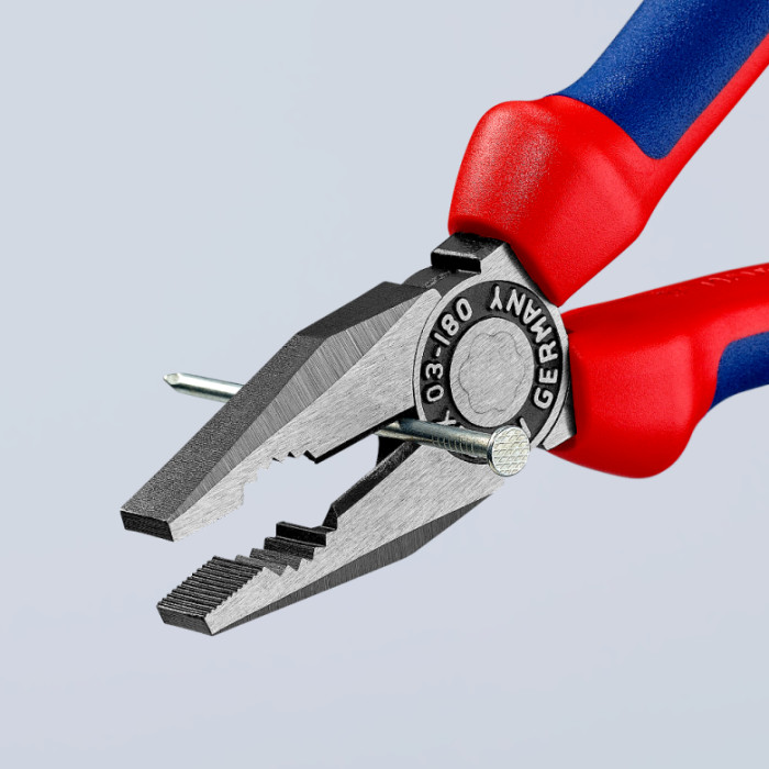 Плоскогубцы комбинированные KNIPEX 180 мм 03 02 180 - изображение 9