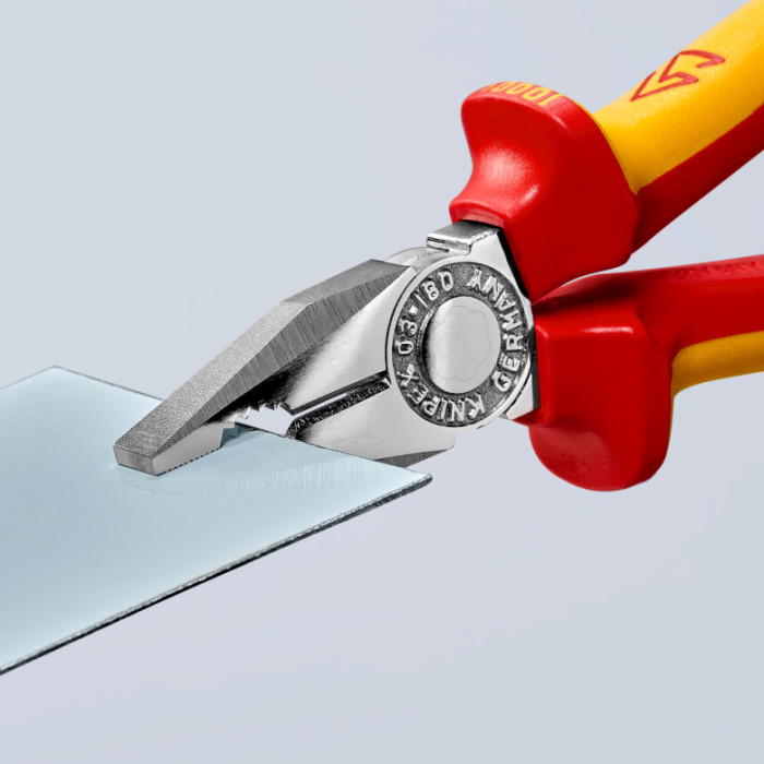 Плоскогубцы комбинированные диэлектрические KNIPEX 180 мм 03 06 180 - изображение 8