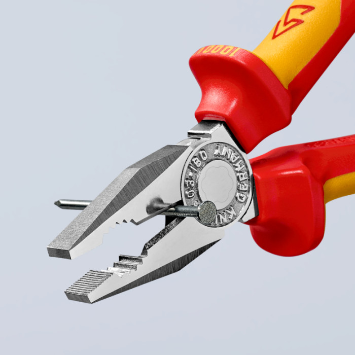 Плоскогубцы комбинированные диэлектрические KNIPEX 180 мм 03 06 180 - изображение 9
