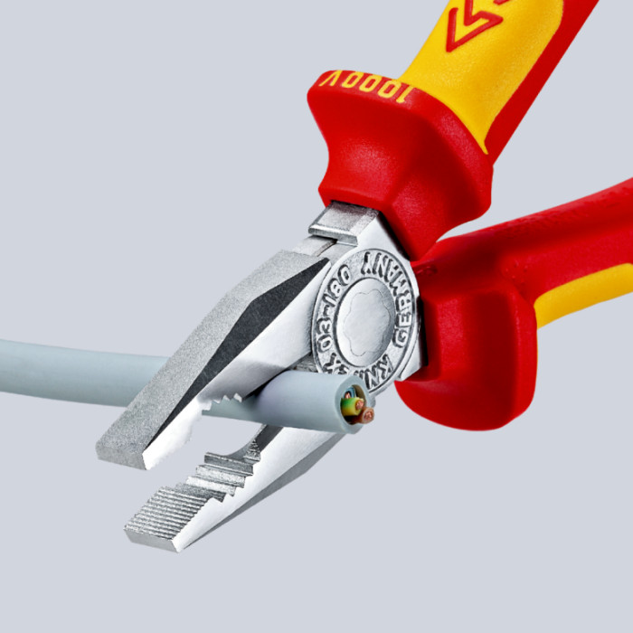 Плоскогубцы комбинированные диэлектрические KNIPEX 180 мм 03 06 180 - изображение 10