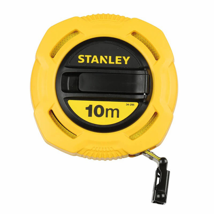 Рулетка измерительная FIBERGLASS длиной 10 м, шириной 12,7 мм, в пластмассовом корпусе STANLEY 0-34-295 - изображение 2