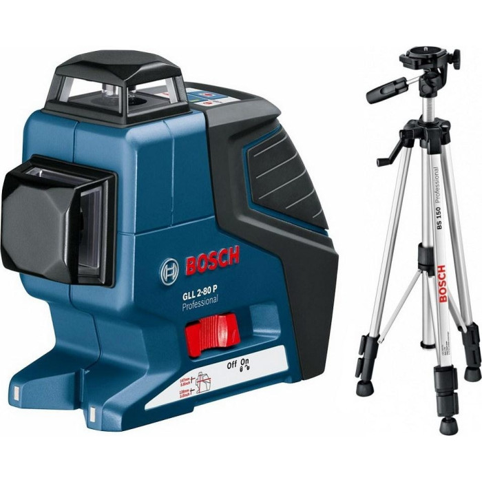 Лазерний нівелір Bosch  GLL 2-80 P + BT 150 + вкладка під L-Boxx 0601063205