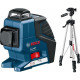 Лазерний нівелір Bosch  GLL 2-80 P + BT 150 + вкладка під L-Boxx 0601063205