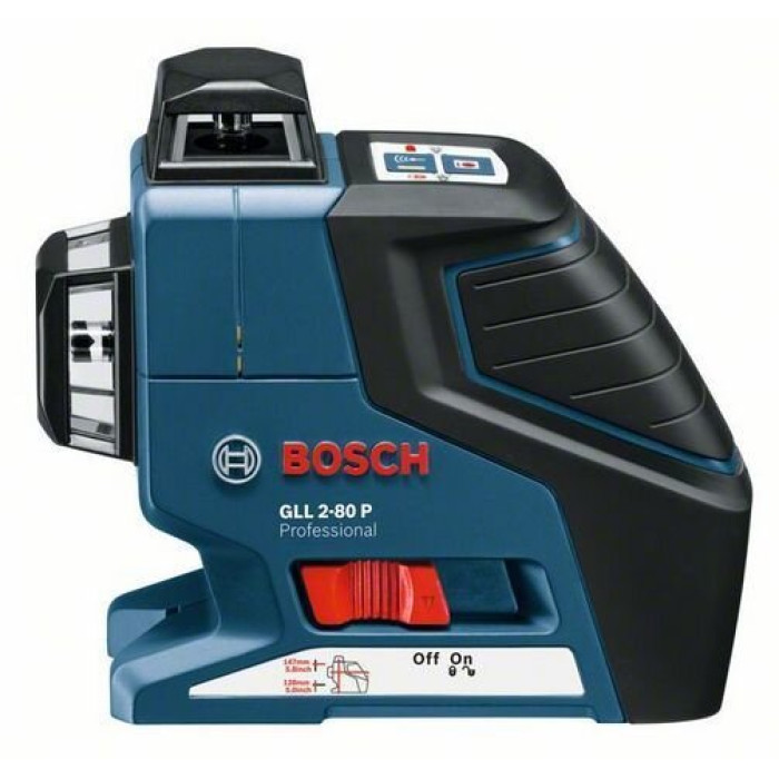 Лазерний нівелір Bosch  GLL 2-80 P + BT 150 + вкладка під L-Boxx 0601063205 - зображення 2