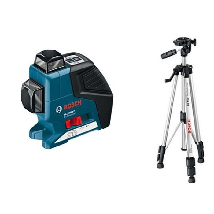 Лазерний нівелір Bosch  GLL 2-80 P + BT 150 + вкладка під L-Boxx 0601063205 - зображення 3