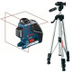Лазерний нівелір Bosch  GLL 2-80 P + BT 150 + вкладка під L-Boxx 0601063205 - зображення 4