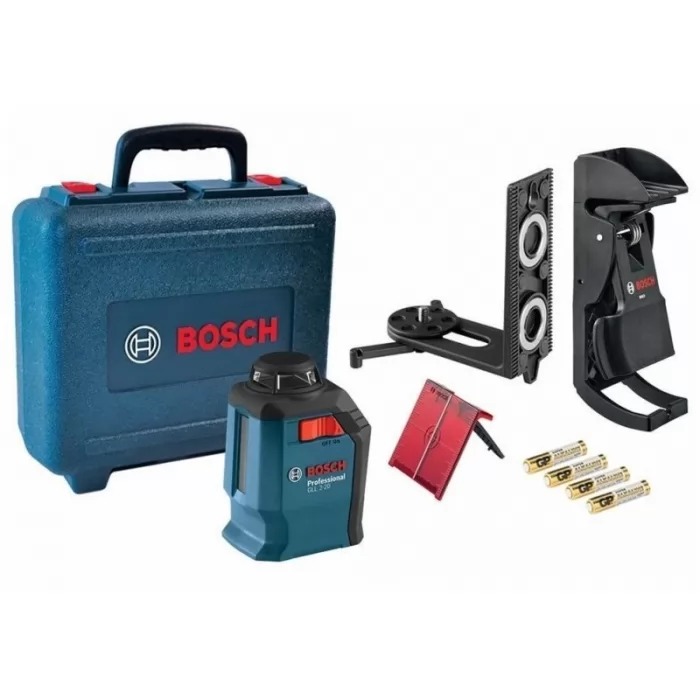 Лазерний нівелір Bosch GLL 2-20 + BM3 + кейс 0601063J00 - зображення 3