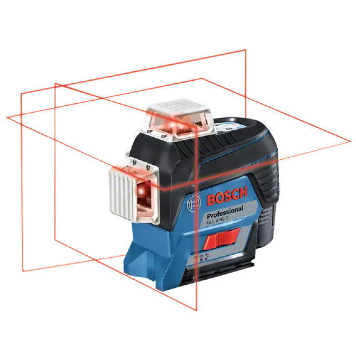 Лазерний нівелір акумуляторний BOSCH GLL 3-80 C Professional 0601063R05 - зображення 2