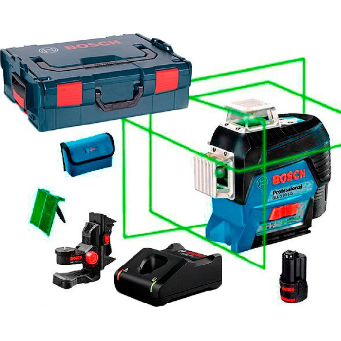 Лазерний нівелір Bosch GLL 3-80 CG 0601063T00 - зображення 5