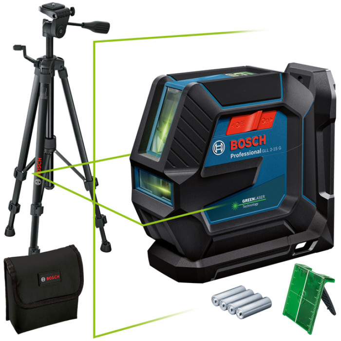 Лазерный нивелир BOSCH GLL 2-15 G Professional 0601063W01