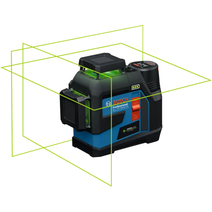 Лазерный нивелир BOSCH GLL 12V-100-33 CG Professional 0601065400 - изображение 2