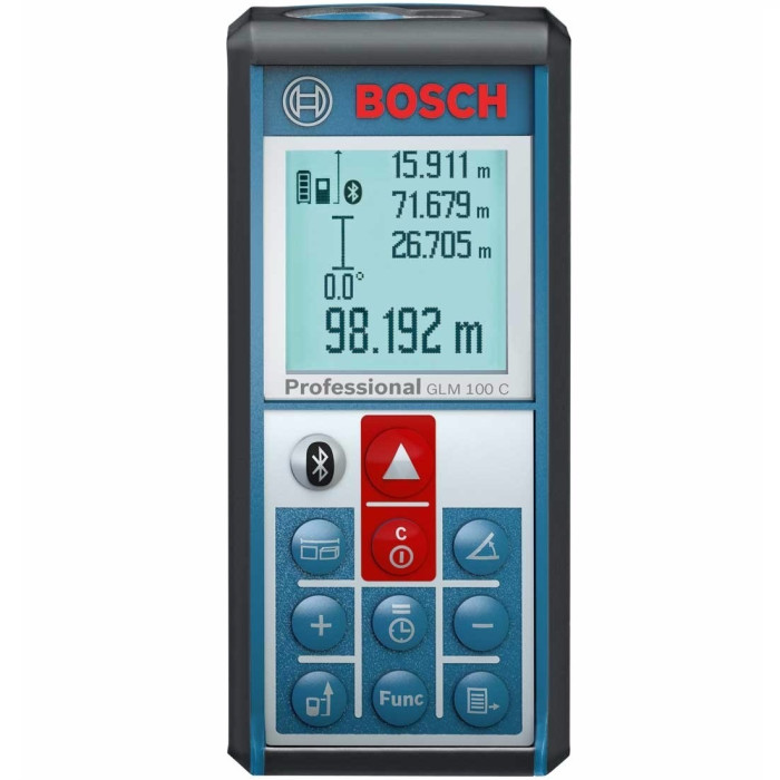 Далекомір лазерний BOSCH GLM 100 C Professional 0601072700 - зображення 2