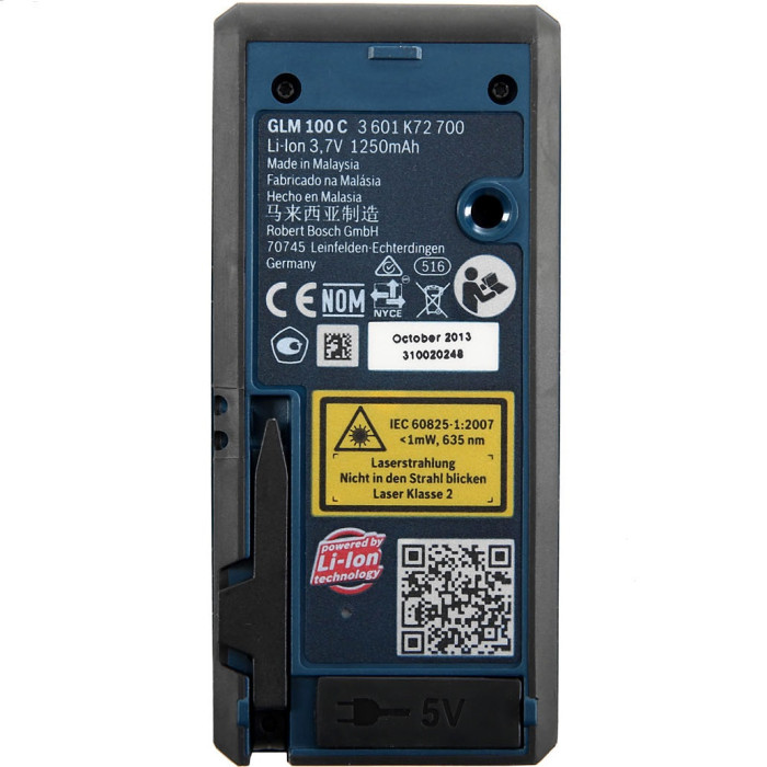 Далекомір лазерний BOSCH GLM 100 C Professional 0601072700 - зображення 4