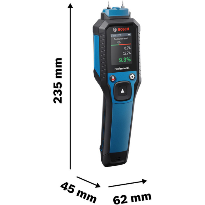 Вимірювач вологості BOSCH PRO GMP 2-15 0601078100 - зображення 2