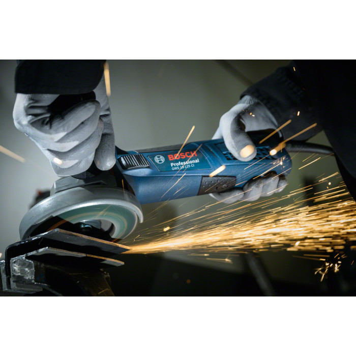 Угловая шлифмашина BOSCH GWS 19-125 CI Professional 060179N002 - изображение 3