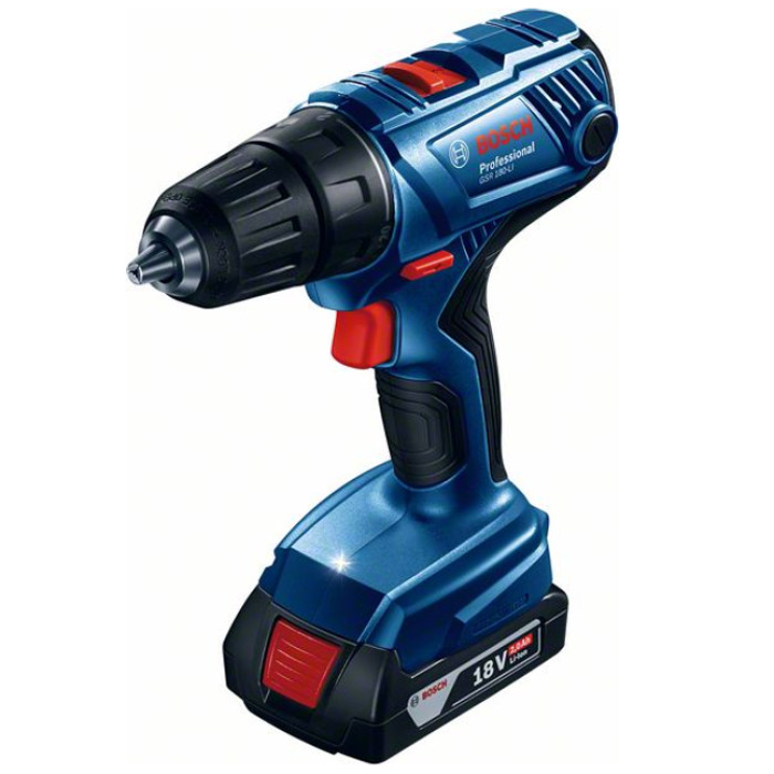 Дриль-шуруповерт акумуляторний BOSCH GSR 180-LI Professional 06019F810A - зображення 2