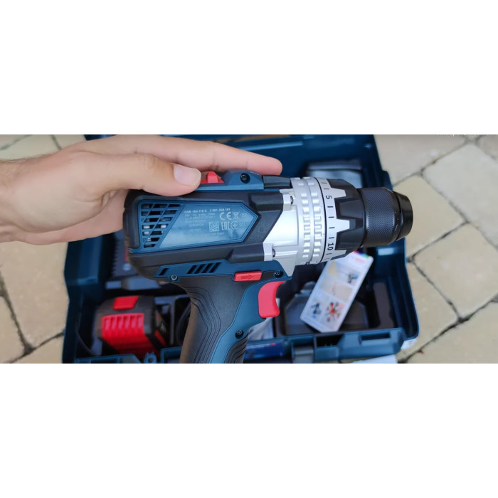 Дриль-шуруповерт акумуляторний BOSCH GSR 18V-110 C Professional 06019G0109 без АКБ - зображення 3