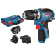 Дриль-шуруповерт акумуляторний зі змінними насадками BOSCH GSR 12V-35 FC Professional 06019H3003 без АКБ