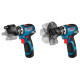 Дриль-шуруповерт акумуляторний зі змінними насадками BOSCH GSR 12V-35 FC Professional 06019H3003 без АКБ - зображення 4