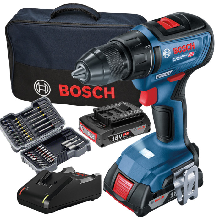 Дриль-шуруповерт акумуляторний BOSCH GSR 18V-50 Professional 06019H5004