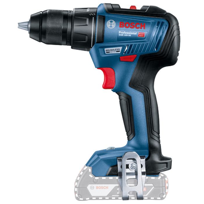 Дриль-шуруповерт акумуляторний BOSCH GSR 18V-50 Professional 06019H5006 без АКБ - зображення 2