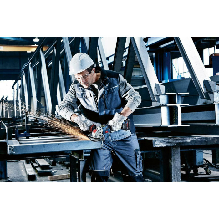 Кутова шліфмашина акумуляторна BOSCH GWX 18V-15 SC Professional 06019H6500 без АКБ - зображення 7