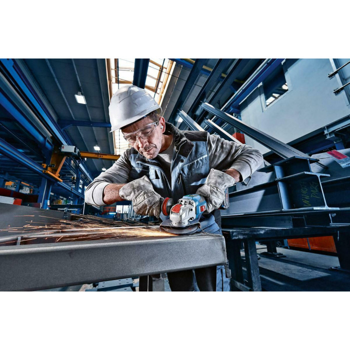 Кутова шліфмашина акумуляторна BOSCH GWX 18V-15 SC Professional 06019H6500 без АКБ - зображення 8