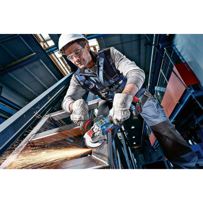 Кутова шліфмашина акумуляторна BOSCH GWX 18V-15 SC Professional 06019H6500 без АКБ - зображення 9