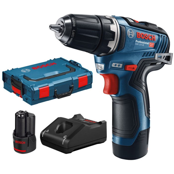 Дриль-шуруповерт акумуляторний BOSCH GSR 12V-35 Professional 06019H8002