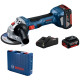 Угловая шлифмашина аккумуляторная BOSCH GWS 180-LI Professional 06019H9021