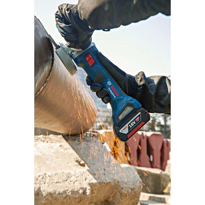 Угловая шлифмашина аккумуляторная BOSCH GWS 180-LI Professional 06019H9021 - изображение 8