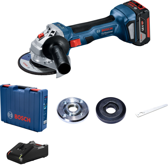 Угловая шлифмашина аккумуляторная BOSCH GWS 180-LI Professional 06019H9025