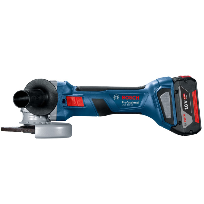 Угловая шлифмашина аккумуляторная BOSCH GWS 180-LI Professional 06019H9025 - изображение 3