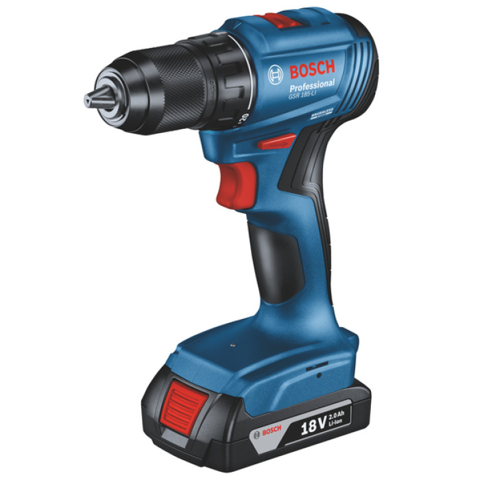 Дриль-шуруповерт акумуляторний BOSCH GSR 185-LI Professional 06019K3000 - зображення 2