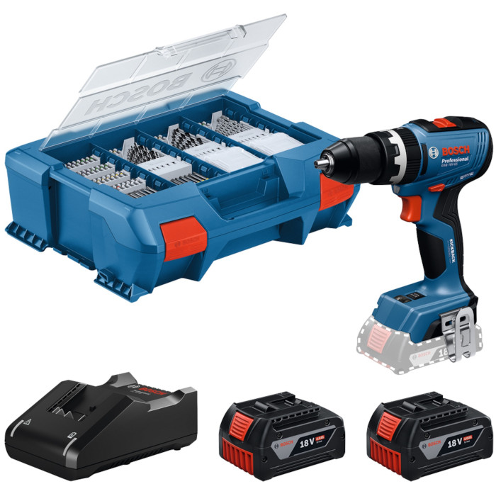 Дрель-шуруповёрт ударная аккумуляторная BOSCH PRO GSB 18V-65 06019N3307