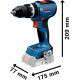 Дрель-шуруповёрт ударная аккумуляторная BOSCH PRO GSB 18V-65 06019N3307 - изображение 2