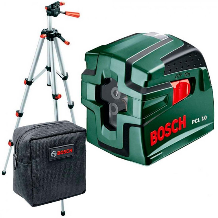 Лазерний нівелір Bosch PCL 10 Set 0603008121 - зображення 2