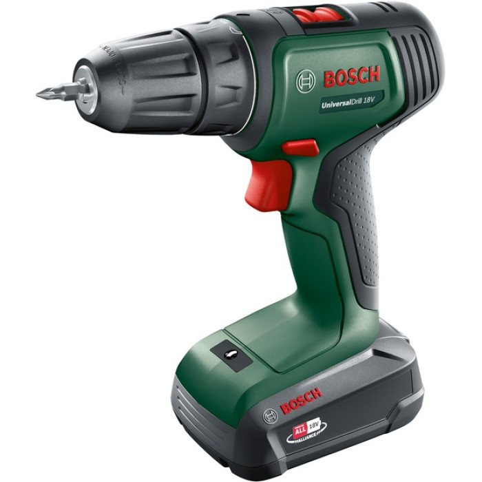 Дриль-шуруповерт акумуляторний BOSCH UniversalDrill 18V 06039D4001 - зображення 2